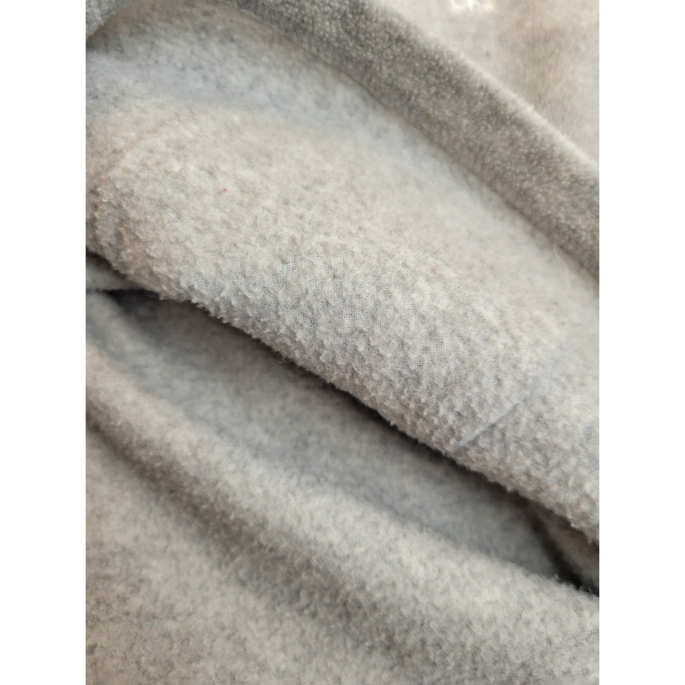 Essentials by Maggie Penguin Fleece Hoodie Cardigan Holiday Winter Gray XL Women - Picture 10 of 12